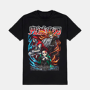 Remera de Demon Slayer con Tanjiro y Rengoku.