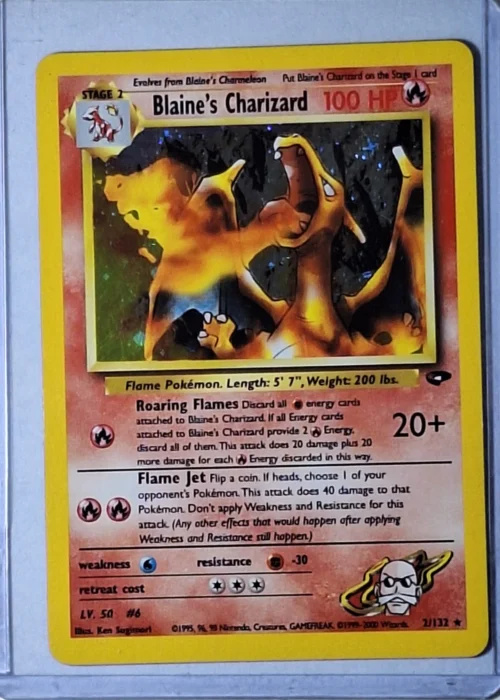 Gym Challenge - Blaine's Charizard #2 - frente