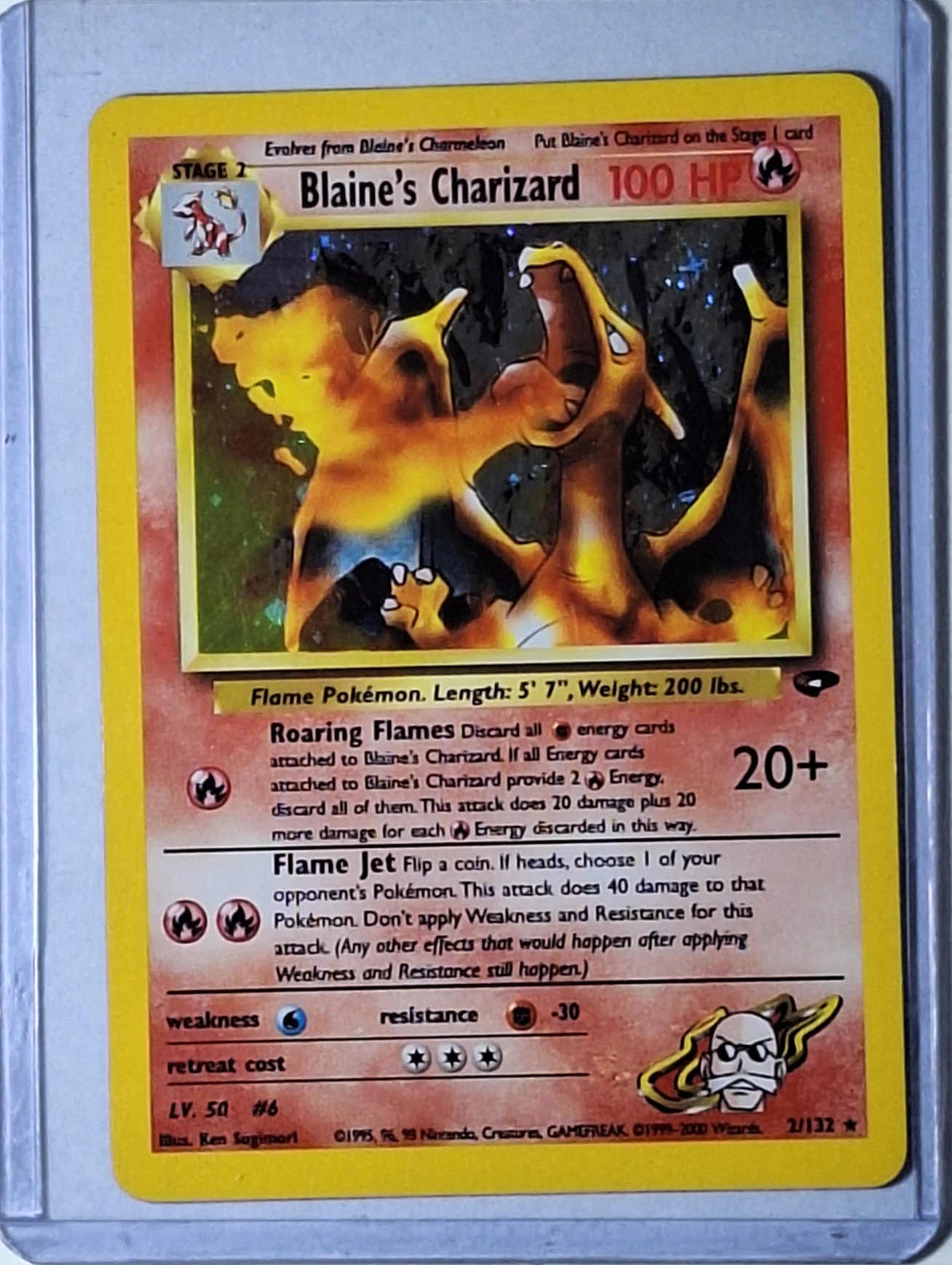 Gym Challenge - Blaine's Charizard #2 - frente