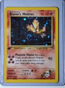 Gym Heroes - Blaine's Moltres #1 - 1st Edition - frente
