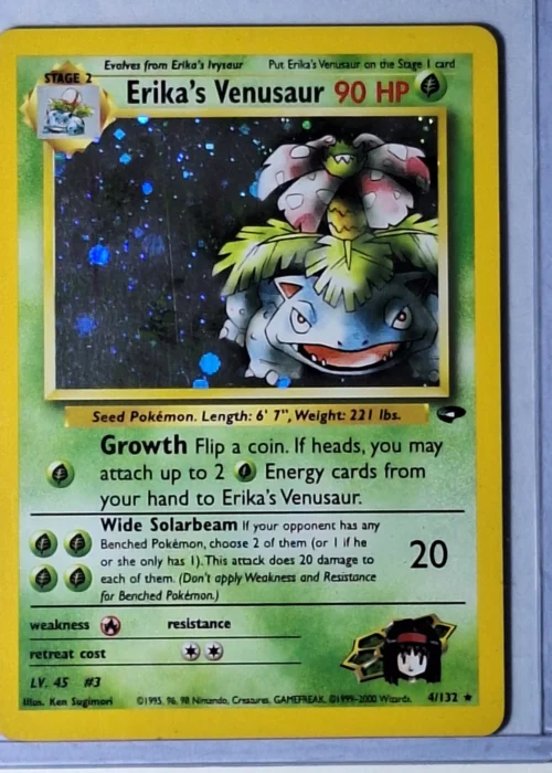 Gym Challenge - Erika's Venusaur #4 - frente