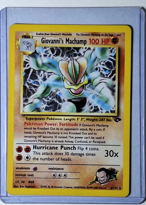 Gym Challenge - Giovanni's Machamp #6 - frente