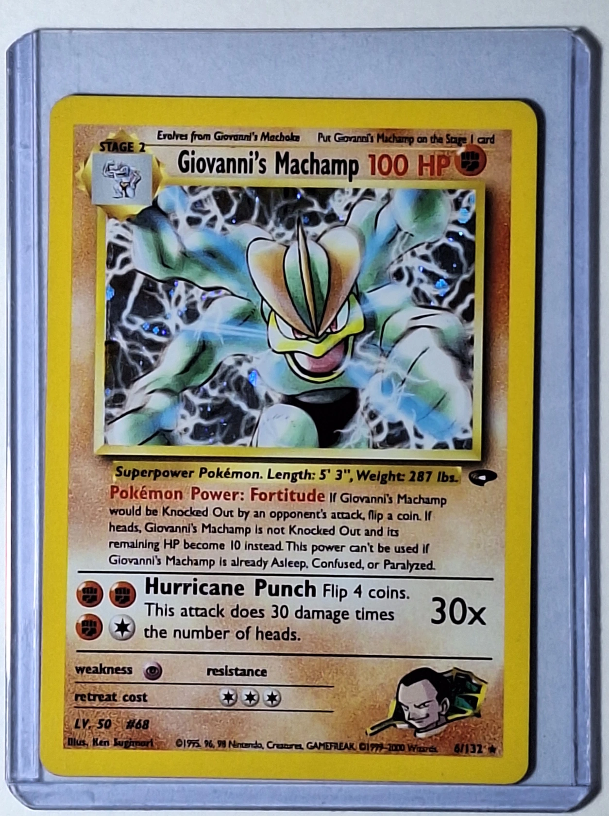 Gym Challenge - Giovanni's Machamp #6 - frente