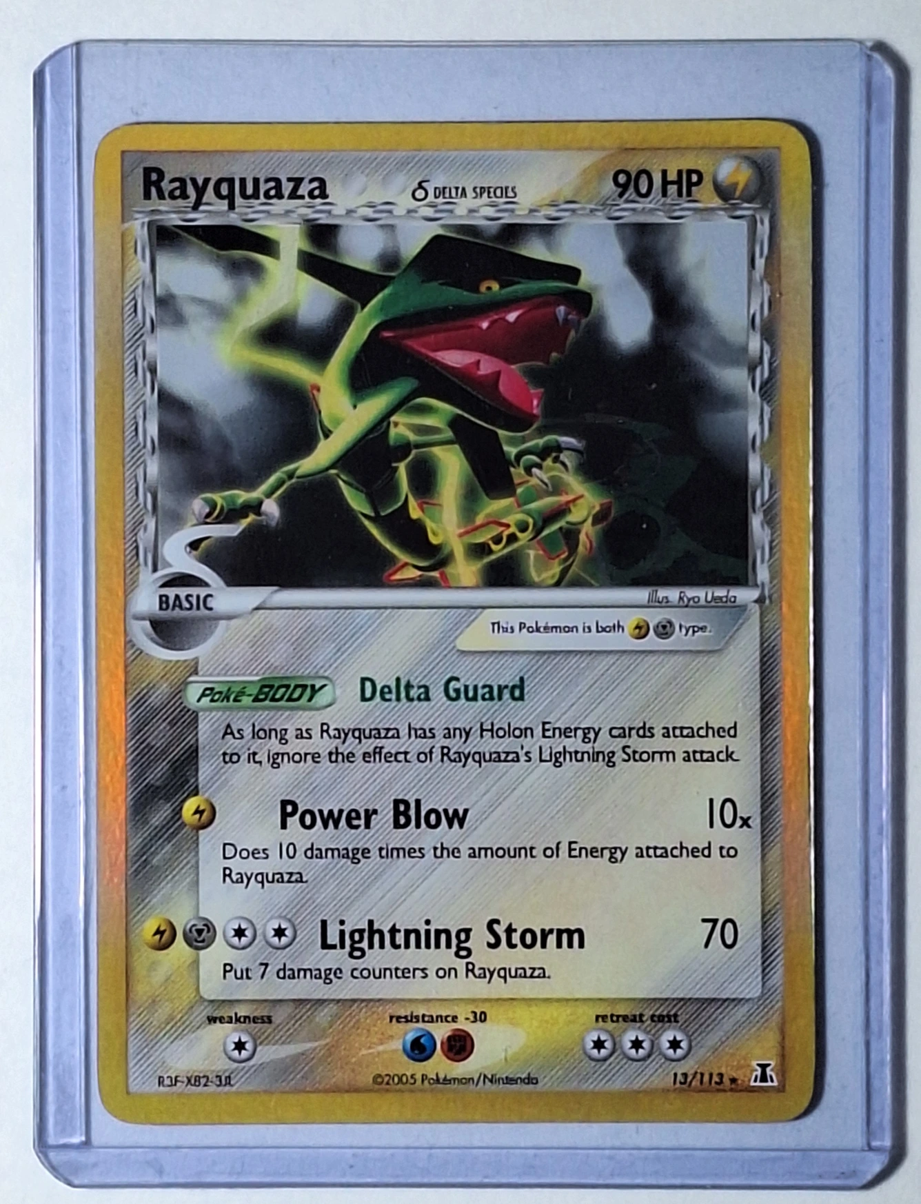 EX Delta Species - Rayquaza δ #13 - frente