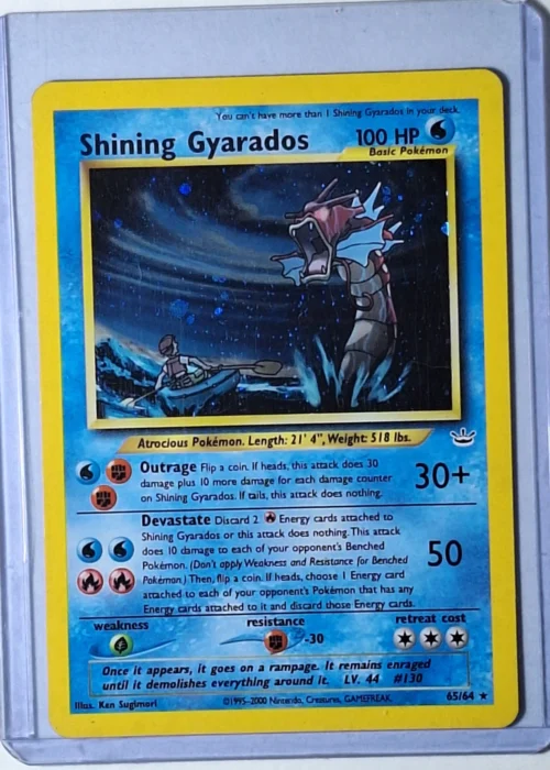 Neo Revelation - Shining Gyarados #65 - frente