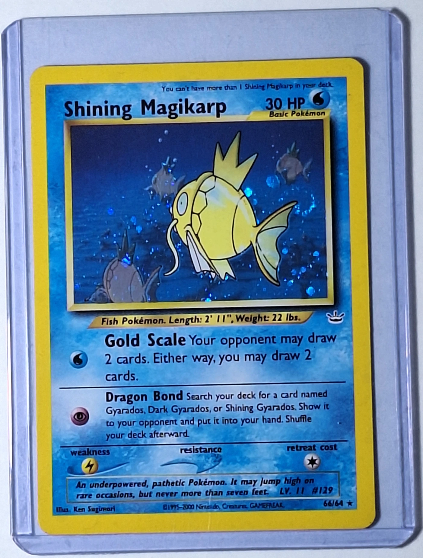 Neo Revelation - Shining Magikarp #66 - frente
