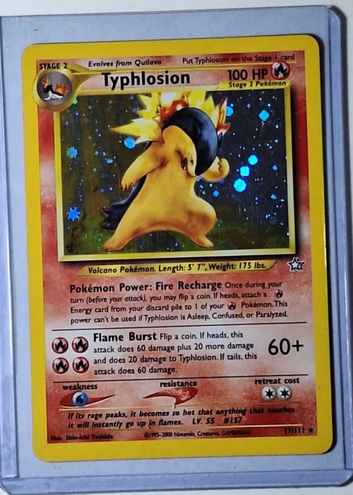 Neo Genesis - Typhlosion #17 - frente