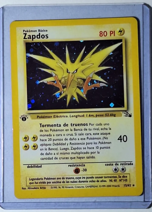 Fósil - Zapdos #15 - frente